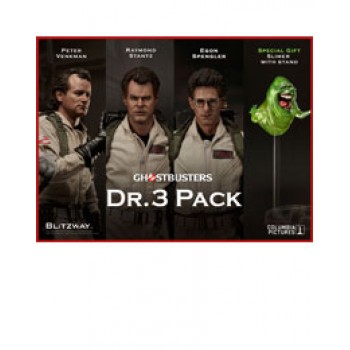 Ghostbusters Action Figures 1/6 Dr. 3 Pack 30 cm
